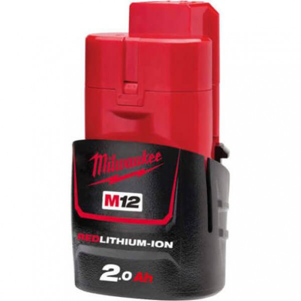 Milwaukee M12B2 - 12v 2.0Ah Red Lithium Battery