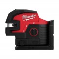 Milwaukee M12C4PLA301C - 12V M12 Cross + 4 Points Laser Kit