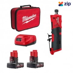 Milwaukee M12FDGS-602BA - 12V 6.0Ah Cordless M12 FUEL Straight Die Grinder Kit