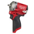 Milwaukee M12FIW38-0 - 12V 3/8" FUEL Stubby Impact Wrench Skin