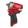 Milwaukee M12FIWF12-0 - 12V 1/2” FUEL Stubby Impact Wrench Skin Impact Drivers/Drills