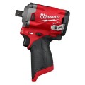 Milwaukee M12FIWP12-0 - M12 Fuel 1/2" Cordless Stubby Impact Wrench Skin W/Pin Detent Impact Wrenches