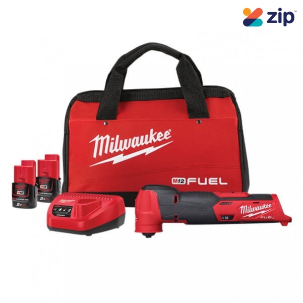 Milwaukee M12FMT-202B - 12V 2.0Ah Cordless Brushless M12 FUEL Multi-tool Kit