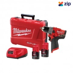 Milwaukee M12FPD-202C - 12V 13mm 39.6Nm Brushless Cordless Hammer Drill/Driver Kit