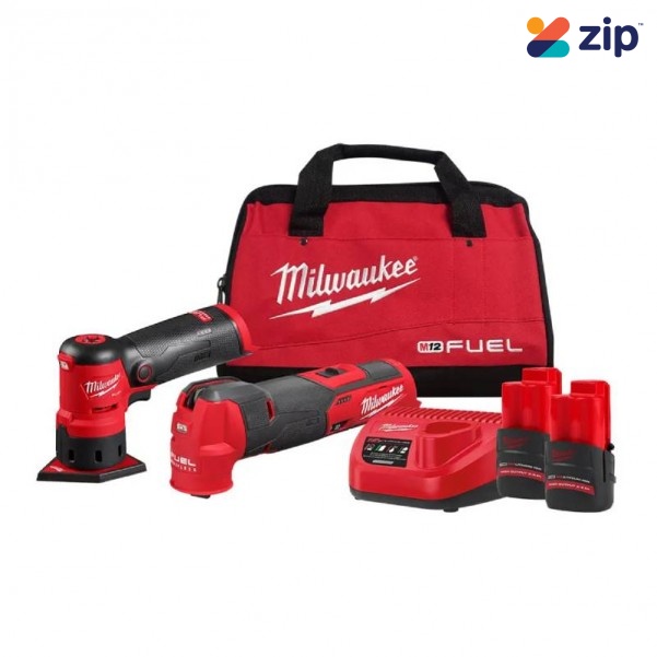 Milwaukee M12FPP2BW252B - 12V 2.5Ah Li-ion Cordless Fuel 2pce Combo Kit Combo Kits 18v