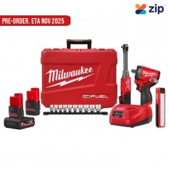 Milwaukee M12FPP3D25252C - 12V Fuel Cordless Brushless 3 Piece Power Pack Combo Kit Combo Kits up to 12v