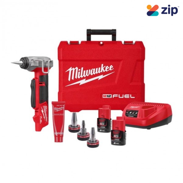 Milwaukee M12FPXPI10202C - 12V 2.0Ah Li-ion Cordless FUEL UPONOR Q&E Expansion Tool Kit Milwaukee M12 System