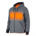 Milwaukee M12HHGREY40XXL - Size XXL 12V Li-ion Cordless Heated Hoodie Skin Jackets
