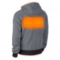 Milwaukee M12HHGREY40XXL - Size XXL 12V Li-ion Cordless Heated Hoodie Skin Jackets