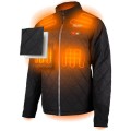 Milwaukee M12HJMBLACK9-0L - 12V Cordless AXIS Black Heated Jacket Skin - Large Size Jackets