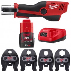 Milwaukee M12HPT-1532K - M12 12V 2.0Ah FORCE LOGIC Press Tool and Jaws Kit