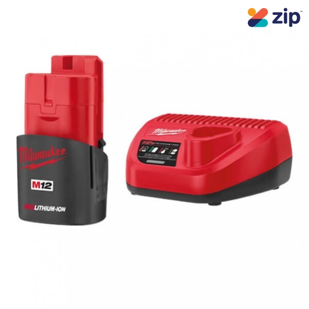 Milwaukee M12SP-151B - 12V Charger and 1.5Ah REDLITHIUM Battery Combo Kit