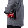 Milwaukee M12THJGREY0L - 12V Li-ion Cordless TOUGHSHELL Grey Heated Jacket Skin - L