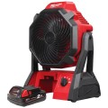 Milwaukee M18AF-201 - 18V Li-ion Cordless Jobsite Fan with 2.0Ah Battery M18B2