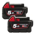 Milwaukee M18B52 - 18V 5.0Ah REDLITHIUM-ION Extended Capacity Dual Battery Pack