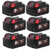 Milwaukee M18B56 - 18V 5.0Ah 6 Pack Redlithium-Ion Extended Capacity Battery Pack