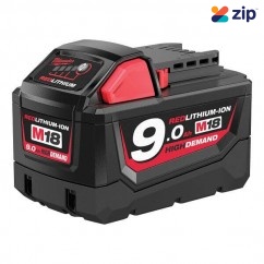 Milwaukee M18B9 - 18V 9.0Ah Red Lithium-Ion Battery