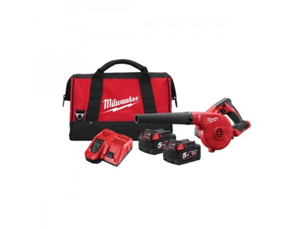 Milwaukee M18BBL 502B 18V 2 x 5.0Ah Cordless Compact Blower Kit