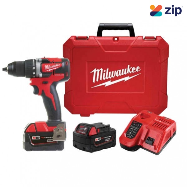 Milwaukee M18CBLDD-302C - 18V 13mm  Compact Brushless Drill/Driver Kit Driver Drills
