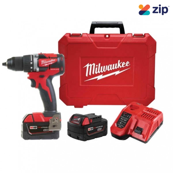 Milwaukee M18CBLDD-302C - 18V 13mm  Compact Brushless Drill/Driver Kit