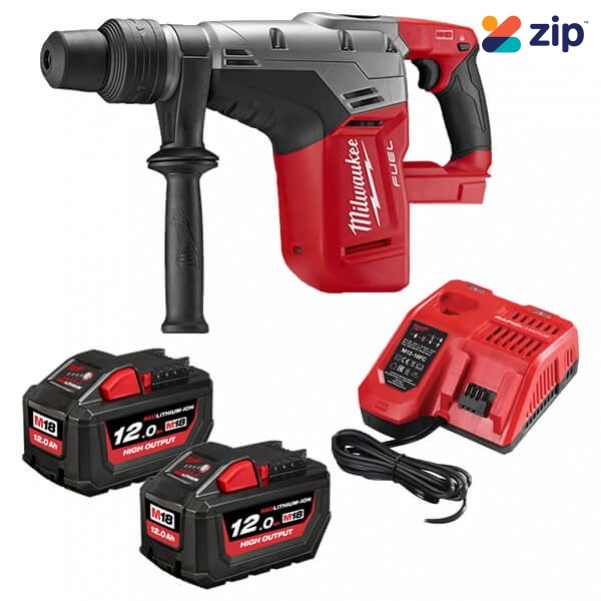 Milwaukee M18CHM-122C - 18V Cordless Fuel SDS-Max 12.0Ah Rotary Hammer Kit