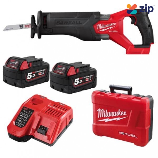 Milwaukee M18CSX2-502C - 18V 5Ah M18 FUEL SAWZALL Reciprocating Saw Kit