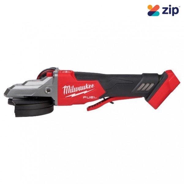 Milwaukee M18FAGF125XPDB-0 - 18V 125mm M18 Fuel Flathead Braking Angle Grinder Skin w/ Deadman Paddle Switch Angle Grinders