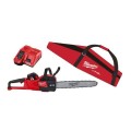 Milwaukee M18FCHS-121CB - 18V 12Ah 405mm(16") Cordless Chainsaw Kit w/ Chainsaw Bag