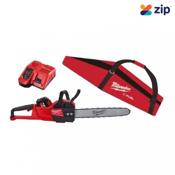 Milwaukee M18FCHS-121CB - 18V 12Ah 405mm(16") Cordless Chainsaw Kit w/ Chainsaw Bag