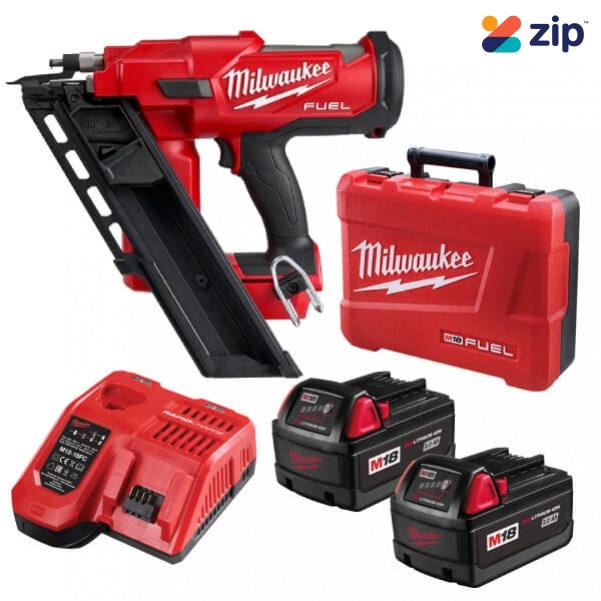 Milwaukee M18FFN-302C  - M18 FUEL 18V 30-34° Framing Nailer Combo Kit