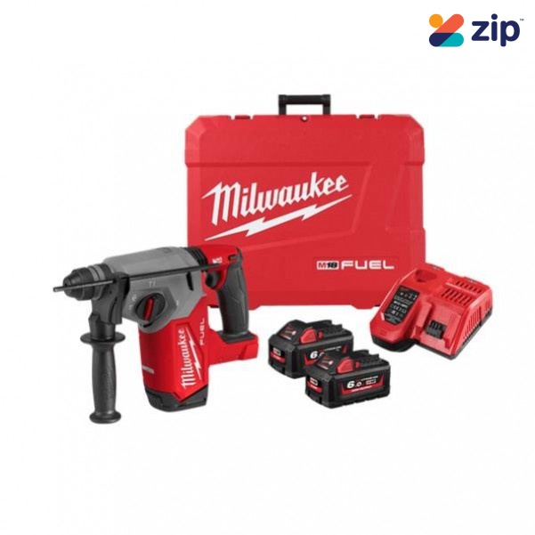 Milwaukee M18FH-602C - 18V 26mm Cordless M18 Fuel SDS PLUS Rotary Hammer Kit Rotary Hammer Drills