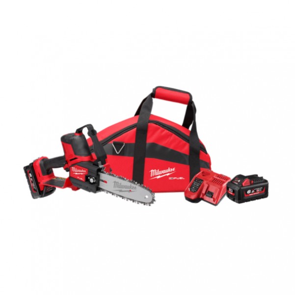 Milwaukee M18FHS8602B - 18V 6.0Ah 8" (203mm) M18 Fuel Cordless Brushless Hatchet Pruning Saw Kit