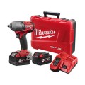 Milwaukee M18FMTIWF12-502C - 18V 5.0Ah Cordless Brushless 1/2" Mid-Torque Impact Wrench With Friction Ring Combo Kit