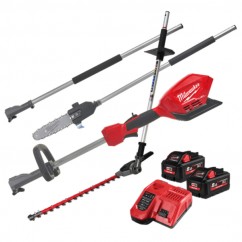 Milwaukee M18FOPHPP3A802 -18V 8.0Ah Li-ion Cordless Fuel Outdoor Multi-Function Power Head Combo Kit with Attachments