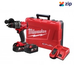 Milwaukee M18FPD3502C - 18V 5.0Ah Li-ion Cordless Brushless FUEL GEN 4 13mm Hammer Drill Driver Combo Kit