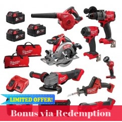 Milwaukee M18FPP10A3503B - 18V Fuel 10 Piece Combo Kit