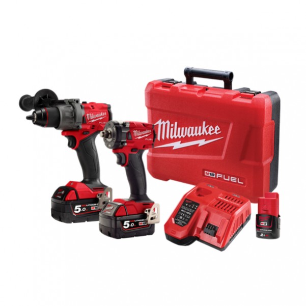 Milwaukee M18FPP2B3502C - 18V Redlithium-Ion Brushless Cordless 2 Piece Combo Kit 2B3