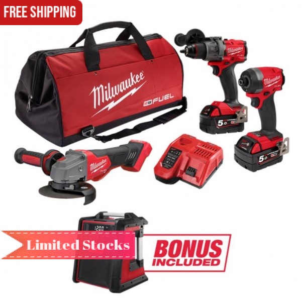 Milwaukee gen 3 combo kit hotsell