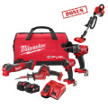 Milwaukee M18FPP4Q3502B - M18 FUEL 4 Piece Power Pack 4Q3 With Bonus M18FCVL-0 Milwaukee M18FPP4Q3502B - M18 FUEL 4 Piece Power Pack 4Q3 With Bonus M18FCVL-0
