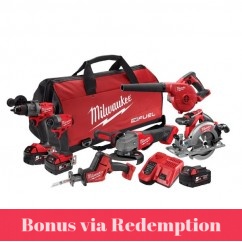 Milwaukee M18FPP6A3503B - 18V Brushless Cordless 6 Piece Combo Kit 6A3