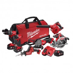 Milwaukee M18FPP6A3503B - 18V Brushless Cordless 6 Piece Combo Kit 6A3