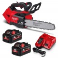  Milwaukee M18FTCHS12802 - 18V 8.0Ah Li-ion Cordless Fuel 305mm (12”) Top Handle Chainsaw Combo Kit Chain Saw
