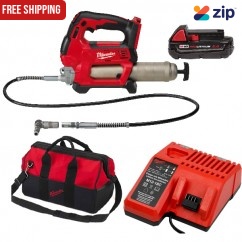 Milwaukee M18GG-201B - 18V 2.0Ah Cordless M18 2-Speed Grease Gun Kit