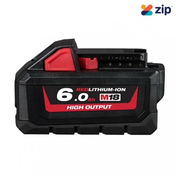 Milwaukee M18HB6 - 18V 6.0Ah Li-ion High Output RED LITHIUM Battery