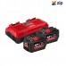 Milwaukee M18HOSPD122B -18V 12.0Ah Li-ion Cordless RED LITHIUM  Battery & Charger Starter Pack