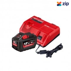 Milwaukee M18HOSPS121B -18V 12.0Ah Li-ion Cordless RED LITHIUM Super Charger Starter Pack