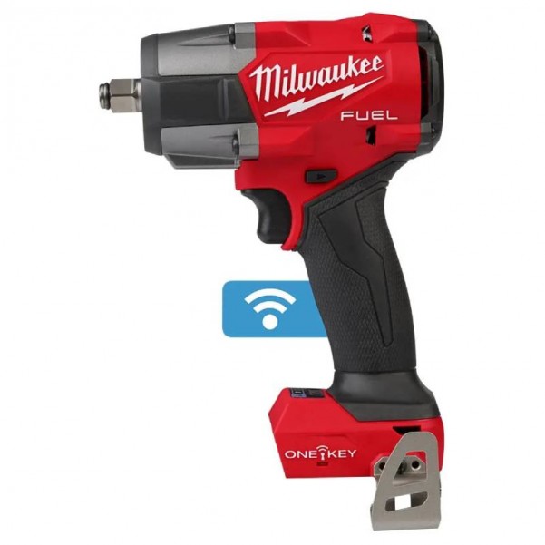 Milwaukee M18ONEFMTIW2FC120 - 18V Li-ion Cordless Fuel ONE-KEY 1/2" Controlled Mid-Torque Impact Wrench with Friction Ring Skin Impact Wrenches