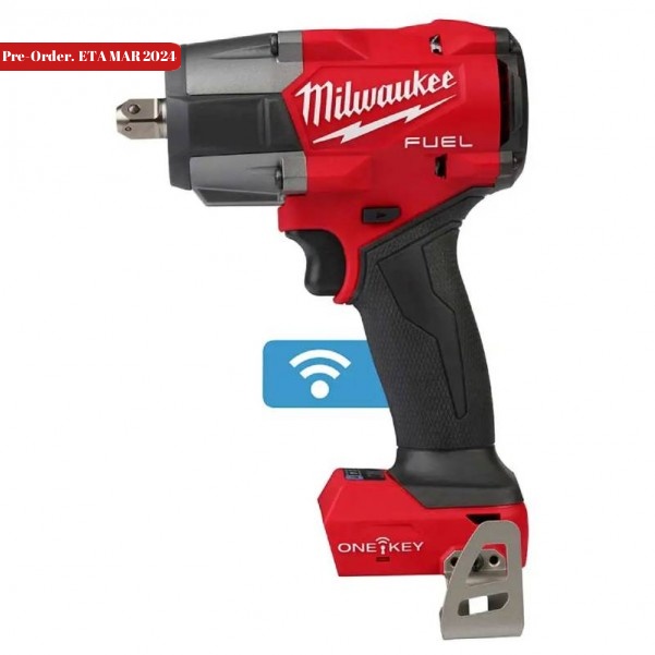 Milwaukee M18ONEFMTIW2PC120 - 18V Li-ion Cordless Fuel ONE-KEY 1/2" Controlled Mid-Torque Impact Wrench with Pin Detent Skin