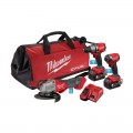 Milwaukee M18ONEPP3A3502B - 18V 5.0Ah Li-ion Cordless FUEL ONE-KEY 3pce Combo Kit Combo Kits 18v