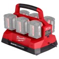 Milwaukee M18PC6 - M18™ 6 BAY PACKOUT™ Rapid Charger